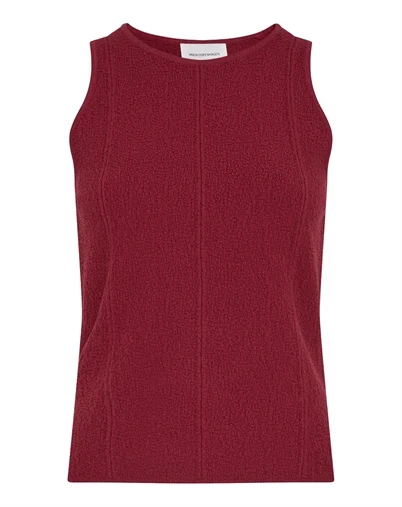 MSCH Copenhagen - MSCHCharlitta Top - Burgundy Rhubarb